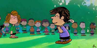 [spectators applauding] - Snoopy Presents: One-of-a-Kind Marcie