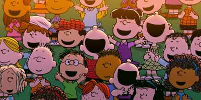 [spectators cheering] - Snoopy Presents: One-of-a-Kind Marcie