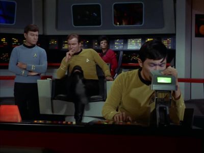 Speed increasing to warp 3. - Star Trek