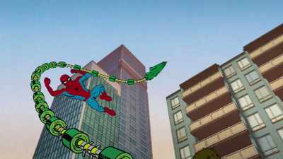 -[Spider-Man yells]
-[Mac grunts] - Your Friendly Neighborhood Spider-Man