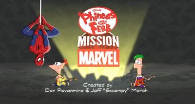 Spidey Aunt May Phineas and Ferb are making a crossover - "Phineas and Ferb" Phineas and Ferb: Mission Marvel: Parts 1 &amp; 2