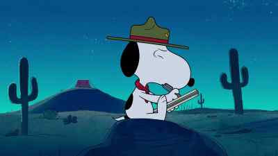 "Spike may be playing a campfire song, but if I know my Beagle Scouts, - The Snoopy Show