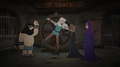 -Spin the wheel.
-...witch! - Disenchantment