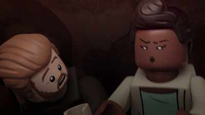-(SPITS)
-(GASPS) - Lego Star Wars Summer Vacation