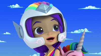 Splish splash, otter.
Shampoo the goo! - Rainbow Rangers