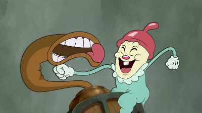 [spluttering] - The Cuphead Show!