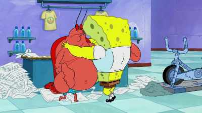 SpongeBob had been guzzling
water for such a long time - SpongeBob DocuPants