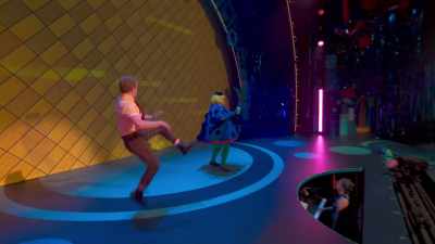 SpongeBob, please,
I almost spilled my kelp-accino. - The SpongeBob Musical: Live on Stage!