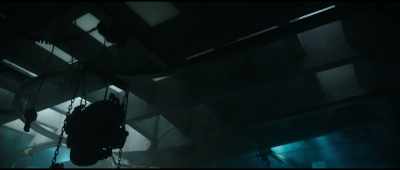 ["SpongeBob SquarePants"
by Avril Lavigne playing on speaker] - Underwater