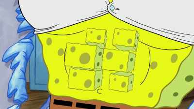 SpongeBob walked
through that door - SpongeBob DocuPants