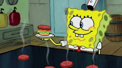 SpongeBob went
back to his career, - SpongeBob DocuPants