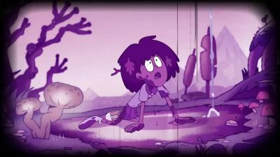 [spooky music playing] - Amphibia