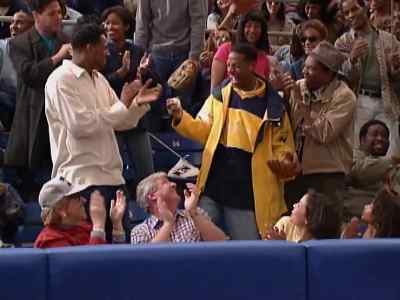 (sportscaster)
'Wow. Nice catch..' - The Wayans Bros.