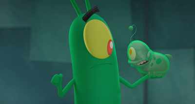 -[Spot growls]
-Yeah, yeah, I know a lot of error. - Plankton: The Movie
