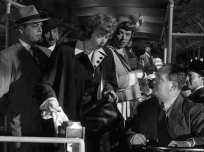 Spread your germs
in the back of the bus. - The Fuller Brush Girl