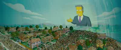 Springfield has become Springfieldthe most polluted city in the history of the planetDrama queen - The Simpsons Movie