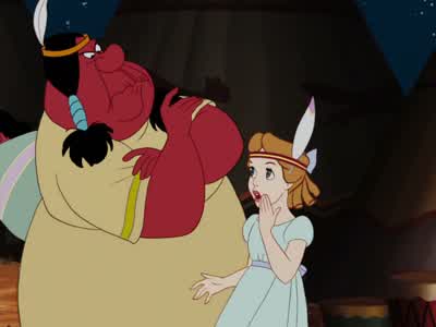 Squaw, no dance. - Peter Pan