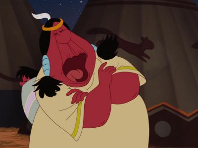 Squaw, no dance. - Peter Pan