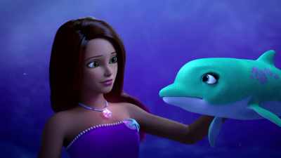 [squeaking in worry] - Barbie: Dolphin Magic