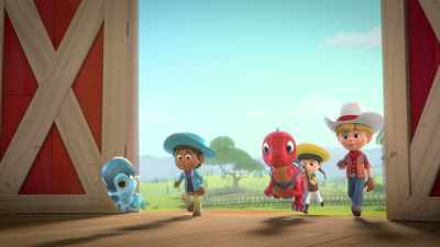 [squeaking] - Dino Ranch