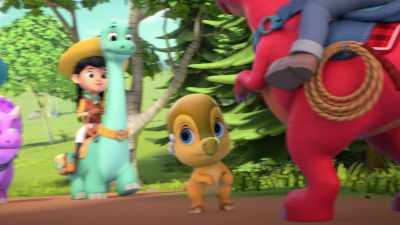 (squeaking) - Dino Ranch