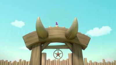 (squeaking sadly) - Dino Ranch