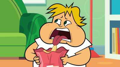 (Squeaky wet slide)
- (Shudders) - Total DramaRama