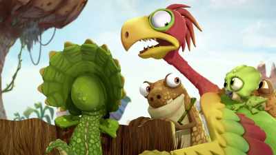 (Squeals of mirth) - Gigantosaurus