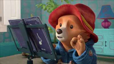 "Squiggle, squiggle, squiggle, dot." - The Adventures of Paddington