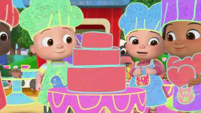 -Squishy.
-Let's fill it full of love! - CoComelon Lane