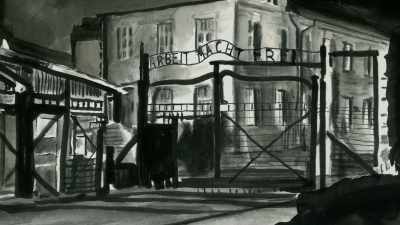 Srulek:
Finally, they send me
to Auschwitz. - The Number on Great-Grandpa's Arm