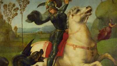 ST. GEORGE IS A YOUNG,
KIND OF VIRILE, - Lost Relics of the Knights Templar