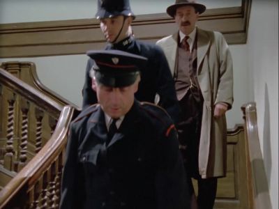 Stabbed through the heart. - Agatha Christie's Poirot