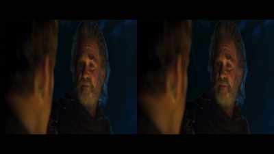 Stabbed me with a fork. Didn't like
me skipping out on her at sunrise. - Guardians of the Galaxy Vol  2