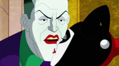 - [stabbing]
- [both grunting] - Harley Quinn