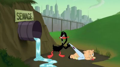 Stain's still there huh? - Looney Tunes Cartoons