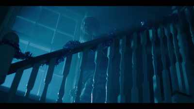 (stairs creaking) - Granny Krampus