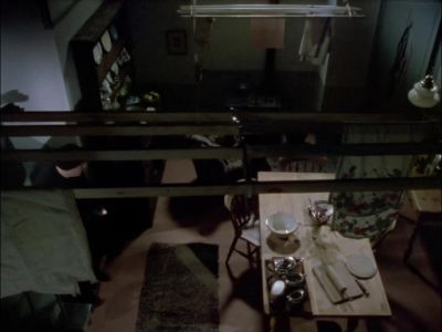 (stairs creaking) - Agatha Christie's Poirot
