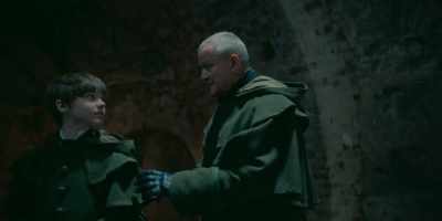 [stammers] Just cover your ears
for a moment, Christopher, my darling. - The Completely Made-Up Adventures of Dick Turpin