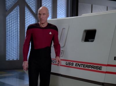 Stand aside. - Star Trek: The Next Generation