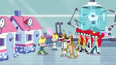 Stand back,
and one Shrink-Ray coming up. - Johnny Test