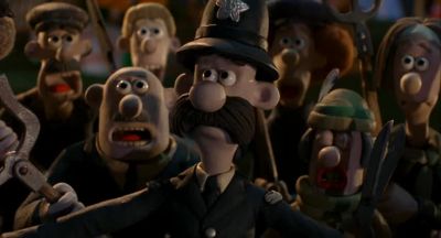 Stand back There may be a large rabbit dropping - Wallace &amp; Gromit: The Curse of the Were Rabbit