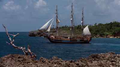 Stand by the forecourse. - Treasure Island