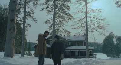 Stand like this at arm's length, - The Lodge