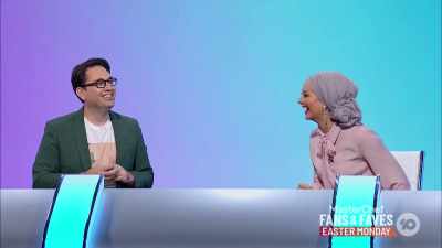 Stand up.
(LAUGHTER) - Would I Lie to You?