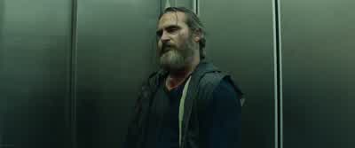 FATHER Stand up straightStand up straightOnly fucking pussies and little girls slouch - You Were Never Really Here
