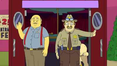 ♪ Standing all around ♪ - Momma Named Me Sheriff