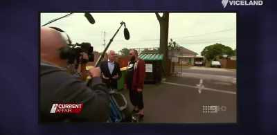 Star reporter
and third forehead owner Martin King - The Back Side of Television