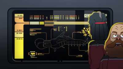 Starfleet believes
this alien vessel - Star Trek: Lower Decks
