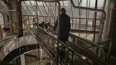 Staring down a big hole. - Luther